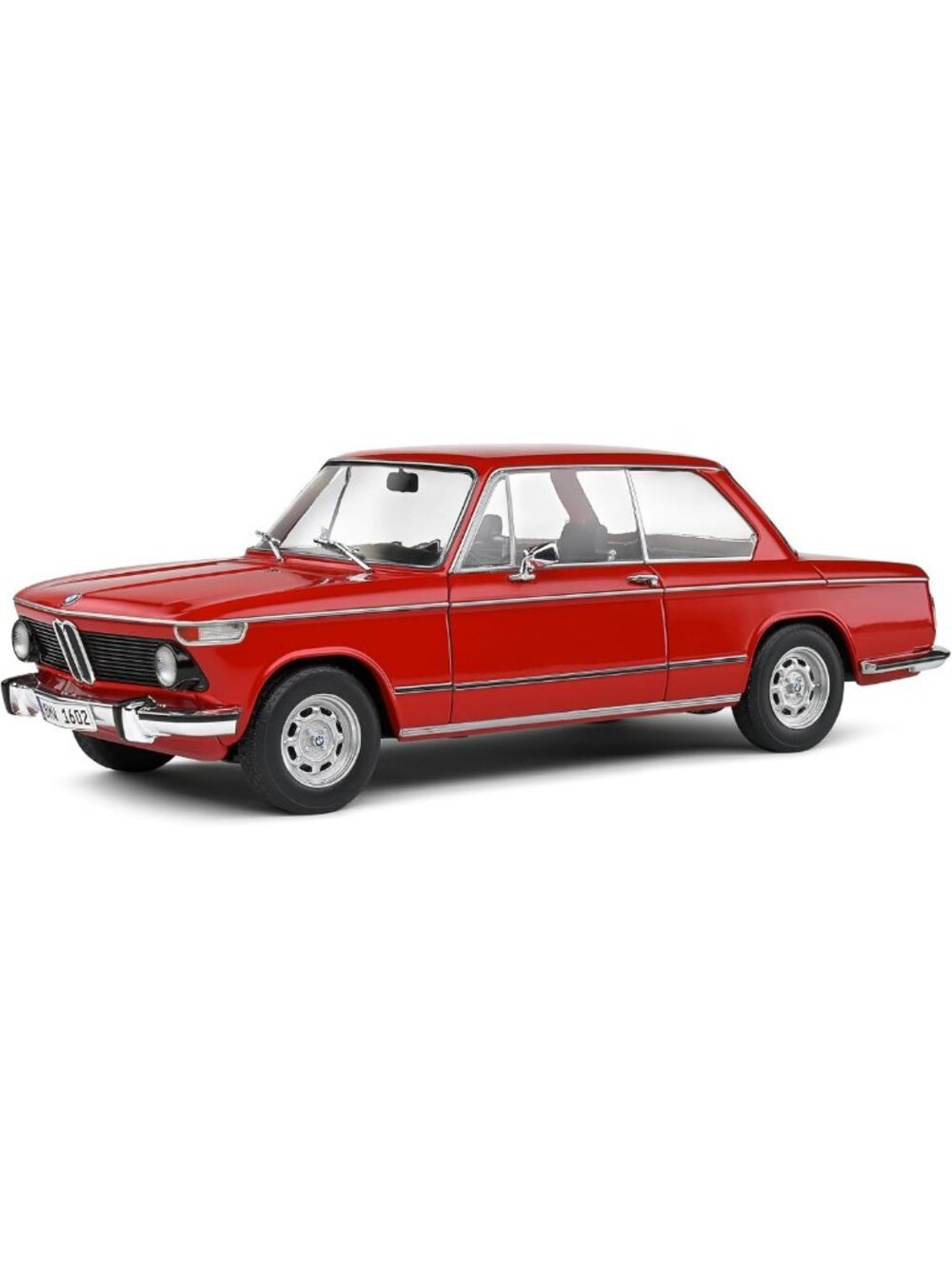 1:18 Scale Diecast Red Classic Car Model - 1971 BMW 1602 Collectible Toy